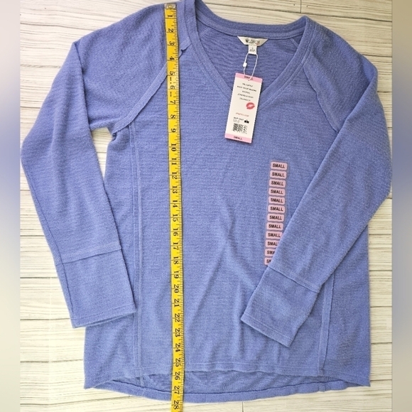 Wildfox Haley Brushed Thermal Sweater in Purple Orchid Size Small NWT - Picture 9 of 10